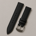 Black Bison Leather Watch Strap