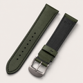 Green Luna Leather Watch Strap