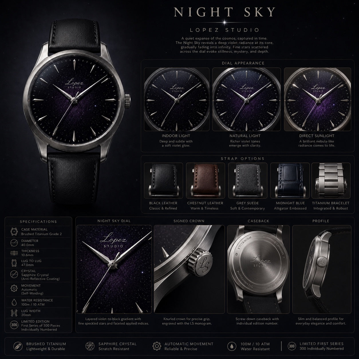 Lopez Studio Automatic — Night Sky (Coming Soon)